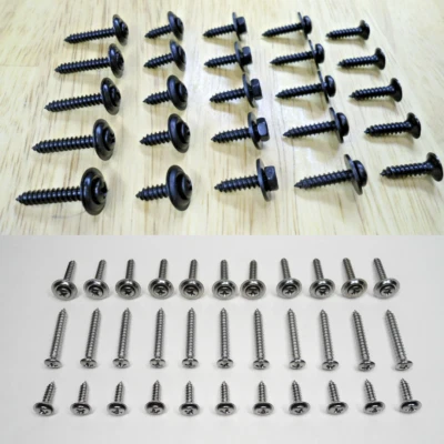 (58pcs) 8 DIFFERENT TYPES OF SCREWS! FOR OLD SCHOOL GM BUICK CHEVROLET & ETC - Image 1 of 4