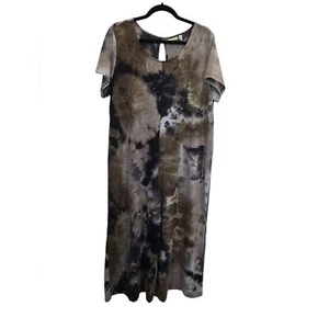 NWT LOGO Lounge by Lori Goldstein LP Stretchy French Terry Jumpsuit Tie Dye - Picture 1 of 13
