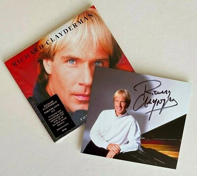 RICHARD CLAYDERMAN * FOREVER LOVE * EXCLUSIVE 2CD w/ SIGNED CARD * 1000 ONLY! - Image 1 of 4