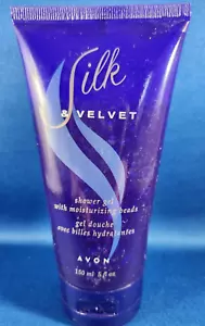 AVON Shower Gel Silk & Velvet w/Moisturizing Beads 5fl oz 2001 NOS - Picture 1 of 3