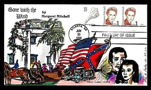 2168 1c Stamp (1986) MARGARET MITCHELL FDC HD/HP BY PASLAY CLASSIC CACHETS - Picture 1 of 1