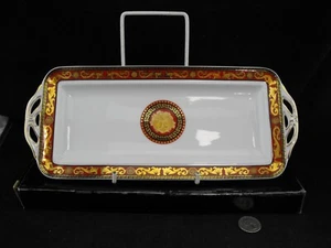 VINTAGE JUNO FINE PORCELAIN CASA ELITE DRESSER OR SMALL SERVING TRAY 10.5"X5" - Picture 1 of 3
