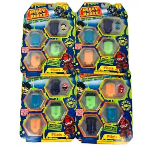 Ready 2 Robot Series 1 Collectible Toy Lot of 4 With Exclusive Mystery Pilots - Picture 1 of 5