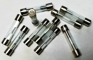 AGC10 10AMP GLASS TYPE FUSES 12Pcs - Picture 1 of 1