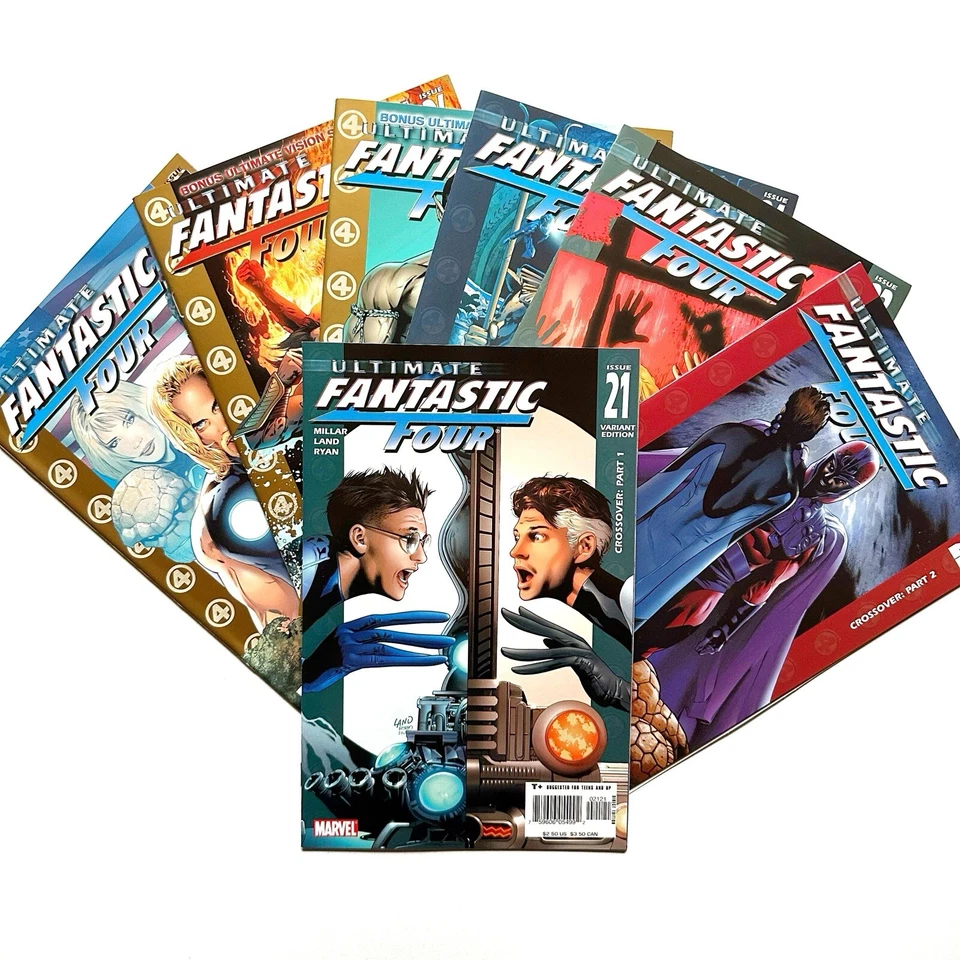 Ultimate Fantastic Four #21, 22, 23 24 25 26 27 1st Marvel Zombies LAND VARIANT - Image 1 of 4