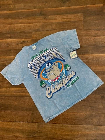 47' Brand NCAA GEORGETOWN HOYAS  Vintage Tubular Men's T-Shirt, 2XL, New Cover