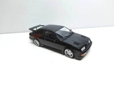 Ford Sierra RS Cosworth Tuning Nero del 1987 - 1/18 Artigianale base IXO - Immagine 1 di 4