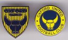 2 X OXFORD UNITED ENGLAND OLD & NEW JOB LOT FOOTBALL BADGE SET