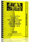 Caterpillar 613 Tractor Scraper Service Manual (SN# 71M1-72M4268) CT-S-613 SCPR