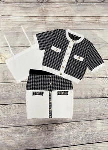 WOMEN CLASSY 3 Piece Outfit (Stretchable) (M) & (L) - Picture 1 of 4