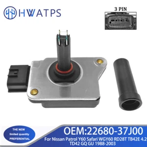 Sensor de flujo de aire masivo 22680-37J00 para Nissan Patrol Y60 Safari 4.2 TD42 1988-2003 - Imagen 1 de 6