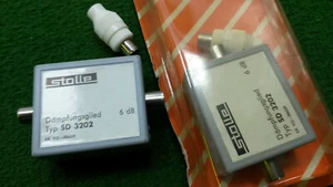 ANT.DURCHGANGS DÄMPFUNGSGLIED  3x6db TV+PLASMA+LCD 1285 - Picture 1 of 3