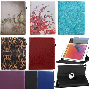For 12.9 iPad Pro 6th 5th 4th 3rd Generation Rotating Case Cover Leather Stand - Picture 1 of 18