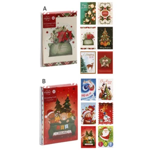 18x Christmas Greeting Cards & Envelopes Australiana Humor Religious Xmas - Picture 1 of 3