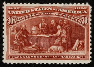 Scott#239 30c Columbian Exposition Issue 1893 Mint HR OG Well Centered - Bild 1 von 2
