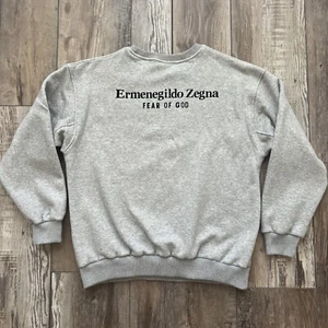 Giacca Felpa Maglione Ermenegildo Zegna Paura di Dio Tg M Grigio - Foto 1 di 8