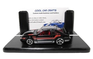 1992 Mustang GT Business Card Holder "Street Scene" Ford Salesman Foxbody fan! - Bild 1 von 7