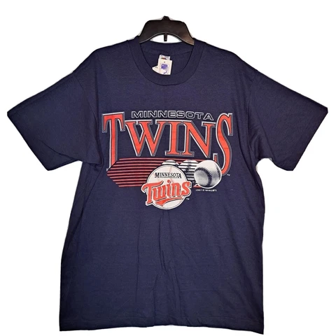Vintage Minnesota Twins Baseball 1991 Single Stitch Tshirt  XL MLB New With Tags Cover