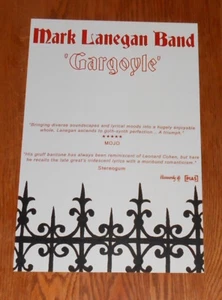 Póster promocional gárgola banda Mark Lanegan original 11x17 RARO - Imagen 1 de 1