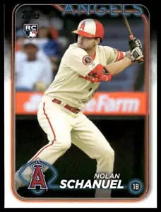 2024 Topps #53 Nolan Schanuel RC Los Angeles Angels Baseball - Picture 1 of 2