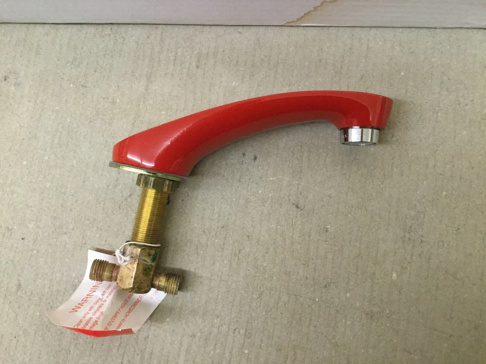 ELJER 558-4210-11 MINI GRIFO LAVABO AMPLIO, ROJO/CROMO PULIDO Foto 1 de 4