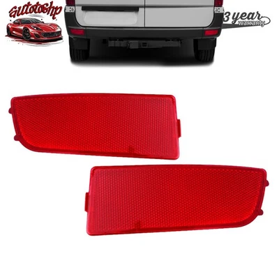 Rear Bumper Reflector Set For 2010-2017 2018 Mercedes Benz Sprinter 3500 LH RH Foto 1 de 4