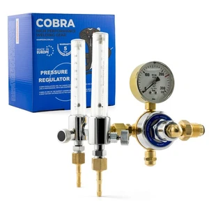 Argon Side Entry Regulator with 2 x Flow Meters Purging Gas Purge TIG duel flow - Picture 1 of 6