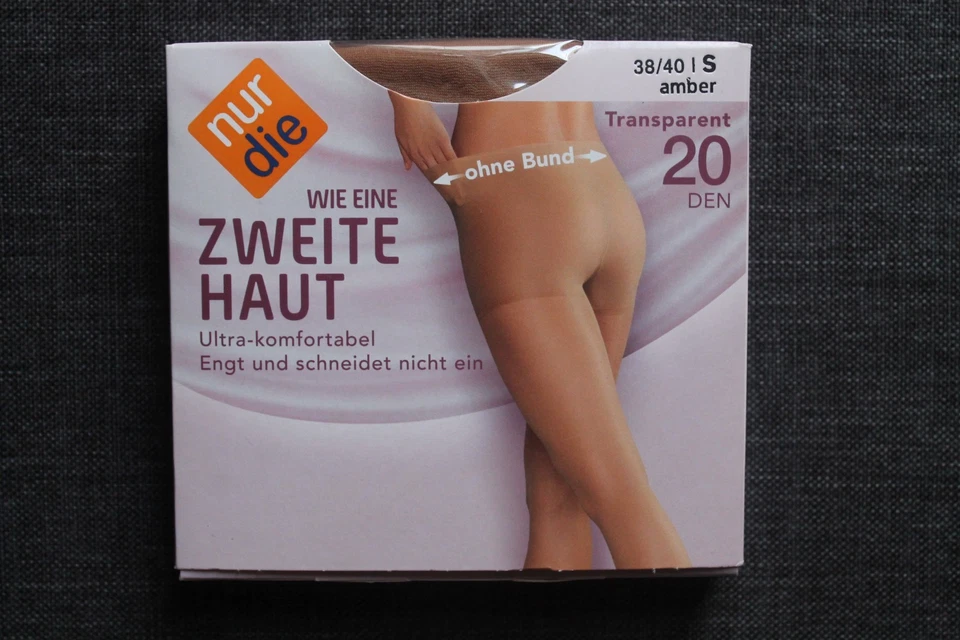 nur die Feinstrumpfhose 20 den Gr. 38 - 40 Amber