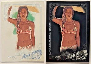 (2x) Kelia Moniz 2015 Allen & Ginter Lot w/ BLACK PARRALEL- LONGBOARD CHAMP! #1 - Picture 1 of 2