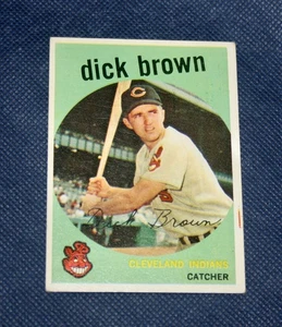 1959 Topps Karte #61 - Indians Dick Brown - Bild 1 von 2