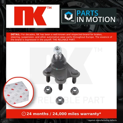 Ball Joint fits SEAT CORDOBA 6L Lower Right Outer 02 to 09 Suspension NK Quality - Image 1 of 4