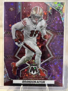 Panini Mosaic 2022 Fútbol Púrpura Disco Brandon Aiyuk #178/50 49ers - Imagen 1 de 7