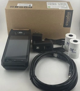 INGENICO AXIUM DX4000 PORTABLE COUNTERTOP CREDIT CARD TERMINAL TCG52613371B - Picture 1 of 5