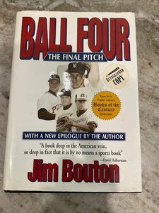 BALL FOUR, THE FINAL PITCH by JIM BOUTON BASEBALL YANKEES AUTOGRAHED 2000 HC - Picture 1 of 7