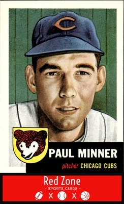 1991 Topps Archives 1953 - #92 Paul Minner NM Set Break. - Image 1 of 2