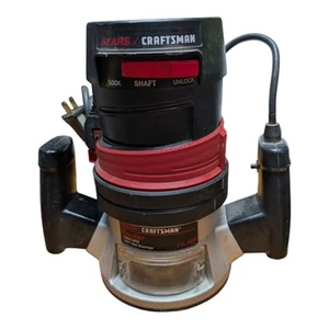 SEARS CRAFTSMAN 315.174710 8.A 25000 RPM 1-1/2HP EZ 1/4" ROUTER  - Picture 1 of 7