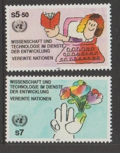 UNITED NATIONS VIENNA 1992 Science and Technology Design Set MNH $1.20 - Picture 1 of 1