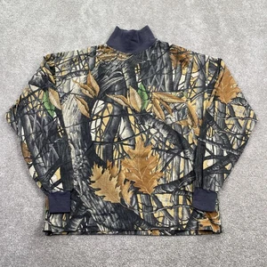 Vintage Camo Realtree Hunting Pullover Sweatshirt Men's Size L Multicolor - Picture 1 of 9