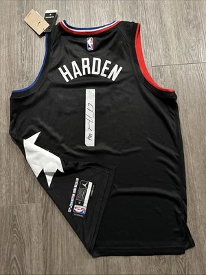 James Harden Los Angeles Clippers Autograph Signed Jersey! Psa Coa! Rare - Image 1 of 3