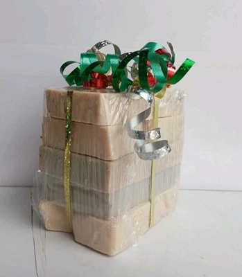 5 RIEGEL ROHE ZIEGENMILCHSEIFE REINE DUFTÖLE HAPPY GOAT CREAMERY GÜNSTIG GROSSPACKUNG - Bild 1 von 4