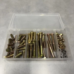 Quarter Midget 5/16" Grade 8 Hex Head Bolt Kit in Compartmented Plastic Case - Picture 1 of 1