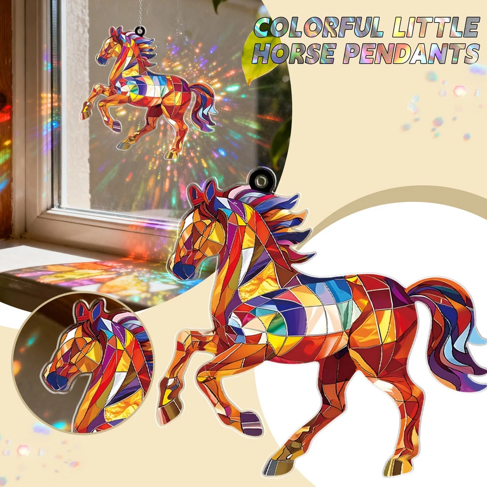Horse Pendant Window Sun Capture Decoration Gift Decor Pendant For Horse Lovers - image 1 of 4