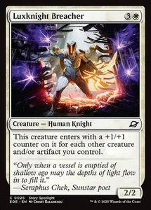 Luxknight Breacher C Foil #26 | EOE Edge of Eternities | MTG - Picture 1 of 1