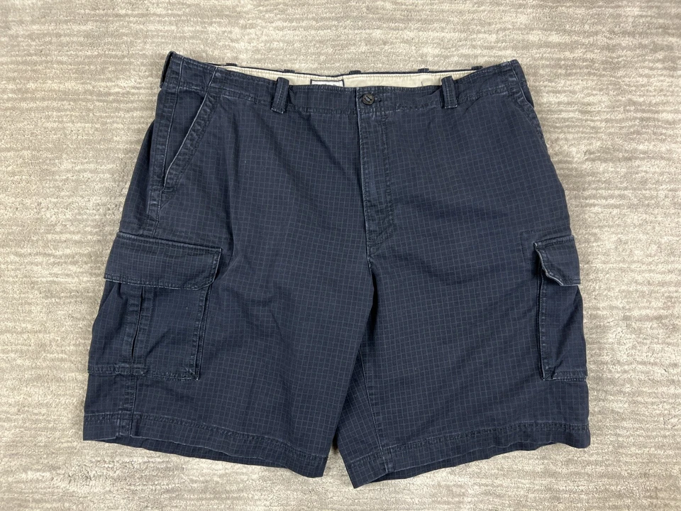 Pantalones Cortos Izod Para Hombre 42 Azul Carga Lavado Oscuro Caqui Exterior Informales 100% Algodón Foto 1 de 4