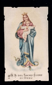 Santino -Andachtsblild - Image Pieuse - Holy Card N.S del Sacro Cuore di Ges§ - Foto 1 di 1