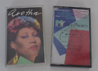 2 Cassette Tape Lot w/ Andy Warhol Cover Art Aretha Franklin / MTV High Priority