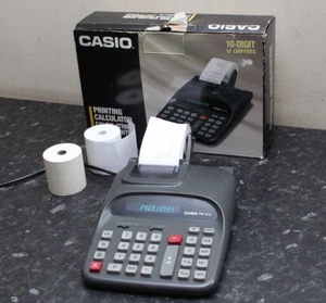 Casio FR-510 Printing Calculator Fully Working Box Grey Vintage Retro - Picture 1 of 14
