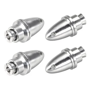 4 Stück RC Flugzeug Spinner Propeller Adapter 4 mm Öffnung und 6,35 mm Abtriebsachse - Bild 1 von 3