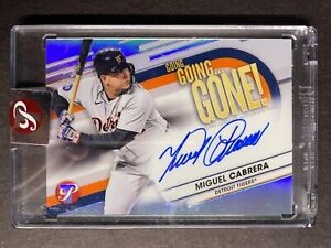 2023 Topps Pristine Miguel Cabrera Going Going Gone Refractor Auto 29/75