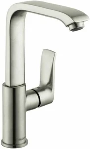 hansgrohe 31087821 Metris One-Handle Bathroom Sink Faucet, Brushed Nickel - Imagen 1 de 3